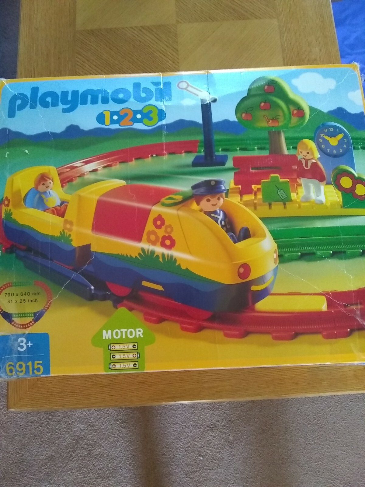 playmobil train battery