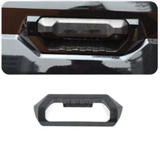 Tailgate Door Handle Bowl Decor Cover For Toyota Tundra 22-2024 Carbon Fiber ABS