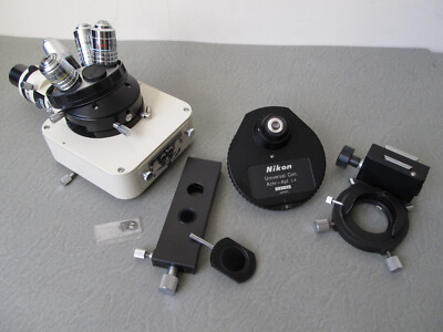 Nikon Microphot Microscope DIC Phase Contrast Condenser Set Nomarski Microscopy