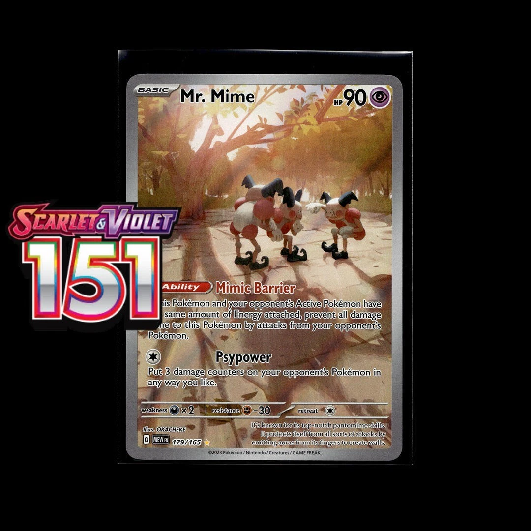 Mr. Mime 179/165 Sv: Scarlet & Violet 151 for sale | eBay