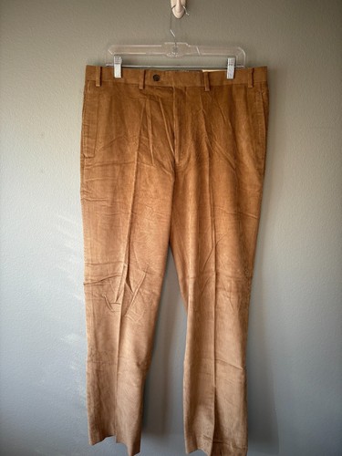 NWT Mens Lauren Ralph Lauren Tan Corduroy Trouser Pant 36x32 - Picture 2 of 11