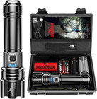 LED Torch Rechargeable Flashlight with High Lumens, 20000 Lumen Bright Torch