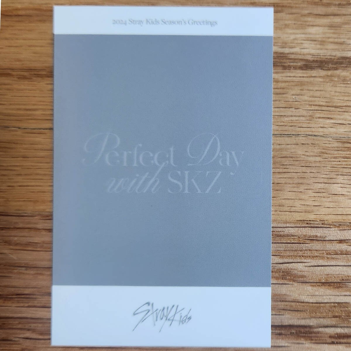 StrayKids ヒョンジン シーグリ ポラ Hyunjin Photocard Stray Kids 2024 Season's Greeting Apple Music