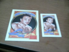 2014 PANINI GOLDEN AGE BASE & MINI BLUE MONO BACK #124- JAKE LaMOTTA- BOXING