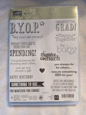 Stampin' Up B.Y.O.P 17 Piece Stamp Set 137159 Scrap booking Craft