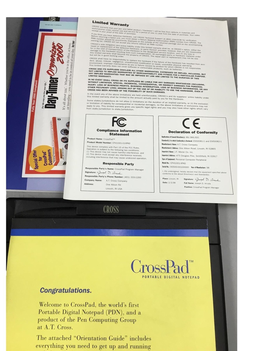 DTM・DAW CP41001-01XPAD CrossPad Portable Digital Notepad CP41001-01XPAD | eBay