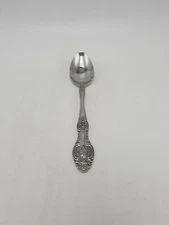 Unknown Mfg - Korea "Springtime" Stainless  6 1/2 Inch -Teaspoon - Mint