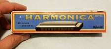 Toysmith HARMONICA 20 Holes Key of C In Original Box Good Condition