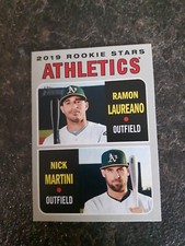 2019 Topps Rookie Stars Ramon Laureano Nick Martini RC Card# 21. rookie card picture