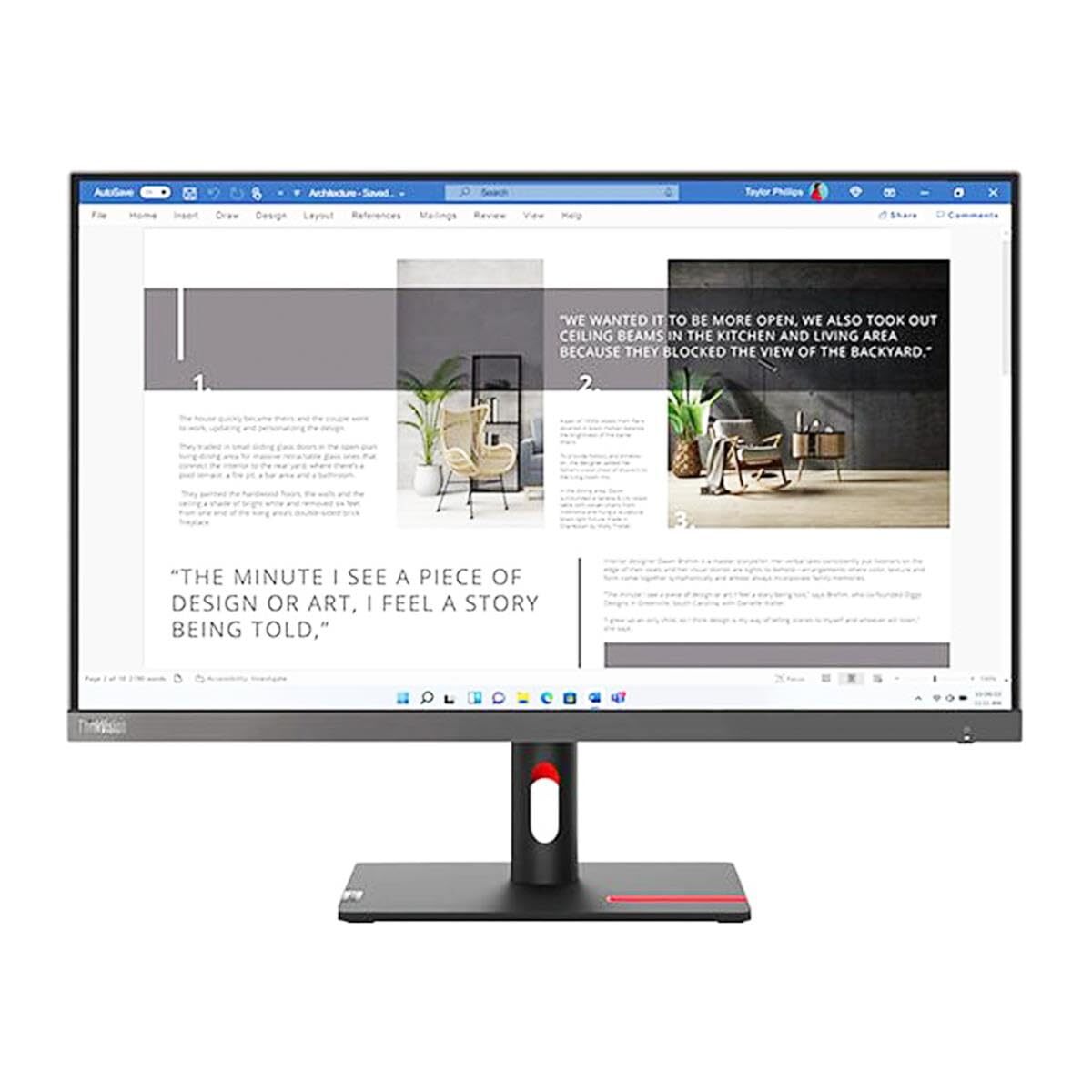 ThinkVision S27i-30 27 Full HD LED Monitor - 16:9 - Storm Gray