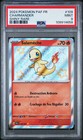 CARTE POKÉMON : SALAMECHE SHINY 109/091 - PSA 9 - DESTINEES DE PALDEA