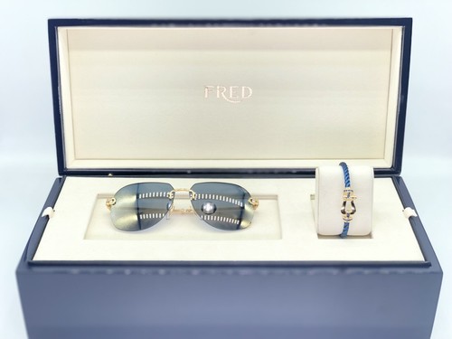 Occhiali da sole e Bracciale FRED FG40001U Solid Gold 18K Lim Edition 66  PEZZI Cartier | eBay