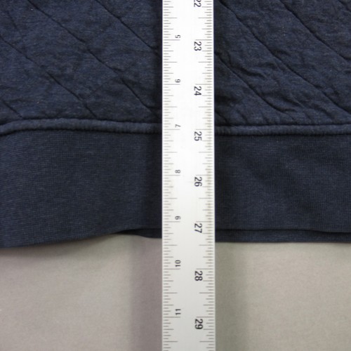 Patagonia Sweater Mens Large Long Sleeve 1/4 Snap Pullover Blue Outdoors - Picture 11 of 13