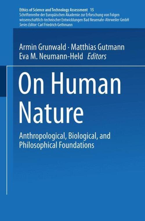 Thumbnail - Armin Grunwald (u. A.) | On Human Nature | Taschenbuch | Englisch