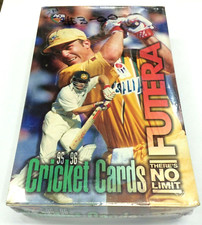 Cricket Card Box--1995-96 Futera Cricket No Limit Cards FACTORY Box (40 packs)