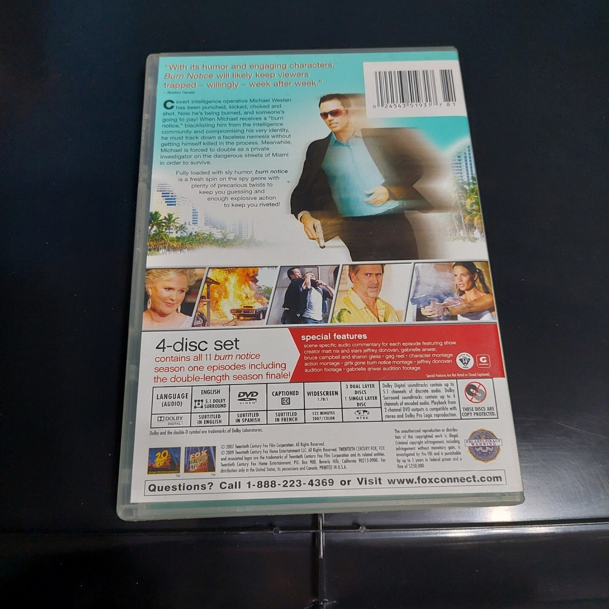 Burn Notice: Season 1 - DVD 24543519317| eBay