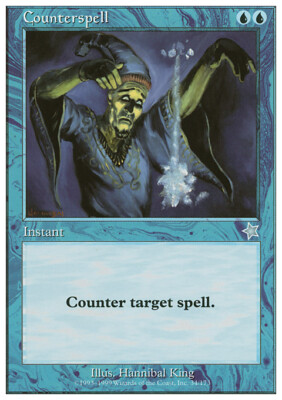 MTG Magic the Gathering Counterspell (34/173) Starter 1999 MP | eBay