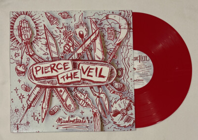 Pierce The Veil - Misadventures Red Color Vinyl LP 2016 Fearless