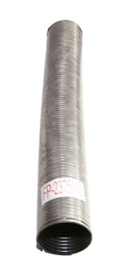 18'' Length Galvanized Flexible Exhaust Tubing 2.375'' ID Repair Exhaust Pipe