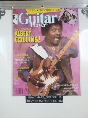 Gitarrenspieler Magazin Mai 1988 Albert Collins inkl. Flexi Schallplatte