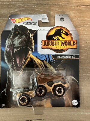 Hot Wheels Jurassic World Dominion Tyrannosaurus Rex Character Car New