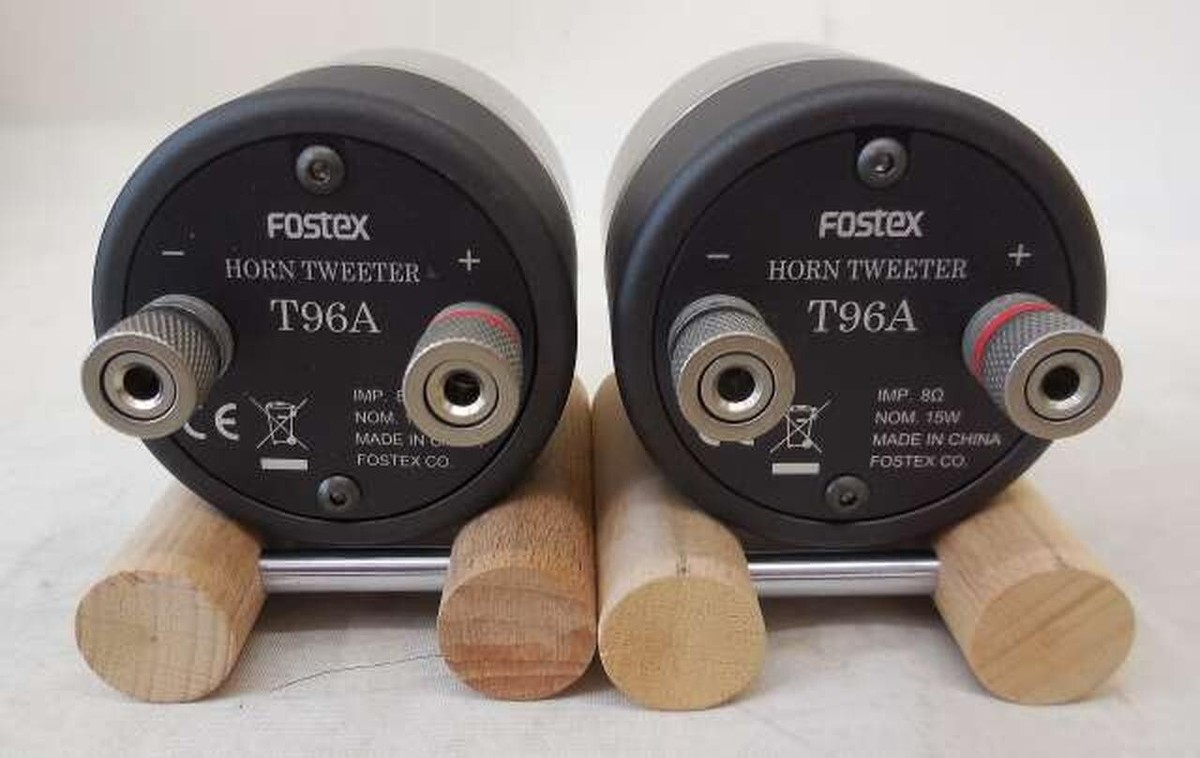 Fostex T96A Horn Super Tweeter Pair Set with Original Box