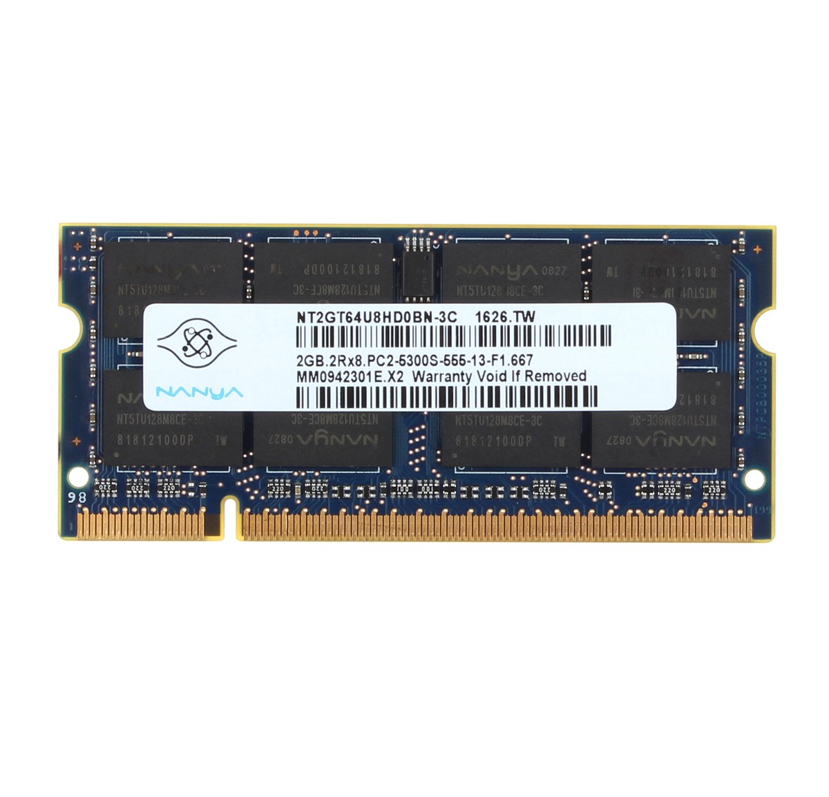 Nanya DDR2 4GB RAM 2X 2GB PC2-5300 667Mhz 200PIN SODIMM Laptop NON