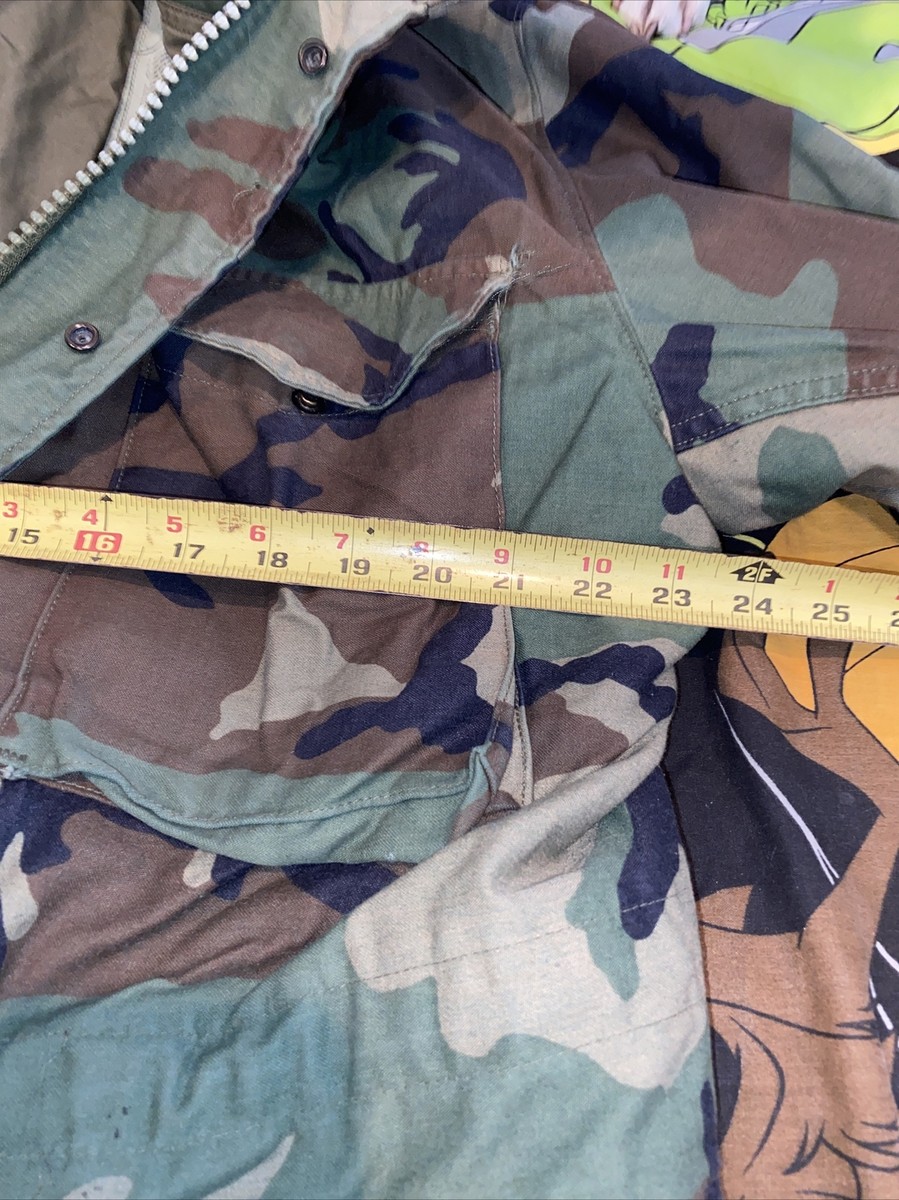 Golden MFG CO M-65 Field Jacket WOODLAND CAMO U.S. GI cold Golden MFG CO M-65 Field Jacket WOODLAND CAMO U.S. GI cold