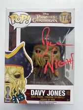 Bill Nighy AUTOGRAPH Davy Jones - Pirates Of The Carribean Signed Funko Pop ACOA
