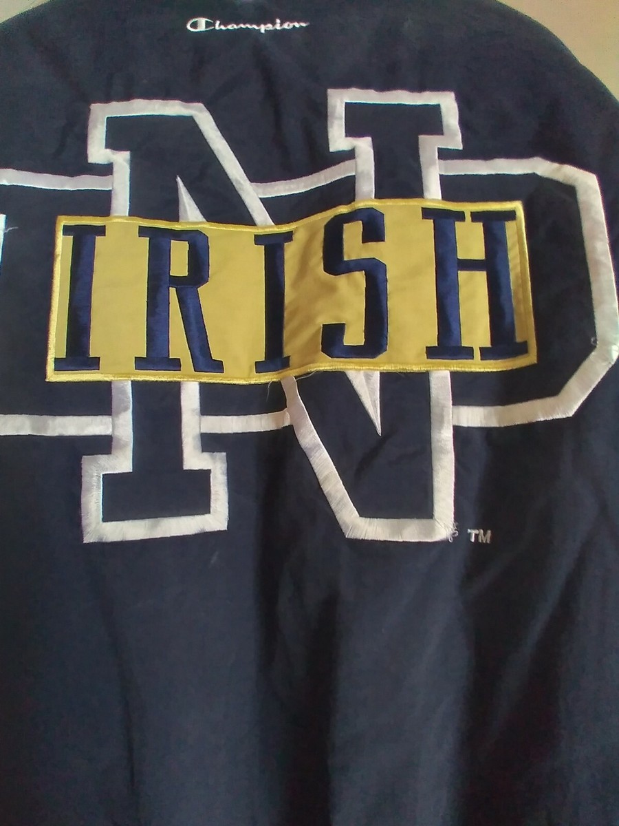 Champion Notre Dame Fighting Irish Jacket Embroidered Logo