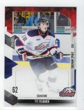2014-15 Saginaw Spirit (OHL) Tye Felhaber 