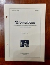 STUDI CLASSICI, PROMETHEUS, ESTATTO