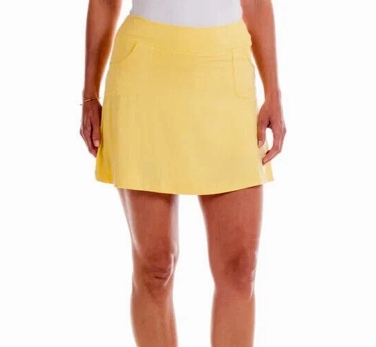 FRESH PRODUCE XXL Daffodil YELLOW Stretch Knit CITY Skort Skirt $65.00 NWT New