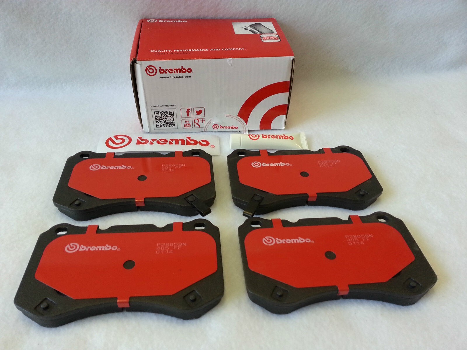 KFE Ceramic Rear Brake Pads For 2005-2010 Ford Mustang – Premium Low Dust Set
