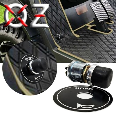 Floor-Mounted Horn switch Step foot Button Golf cart For Club Car, EZGO, Yamaha