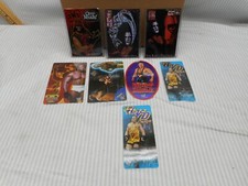 3 WCW Sting  Macho Man,  5 WWE Stickers