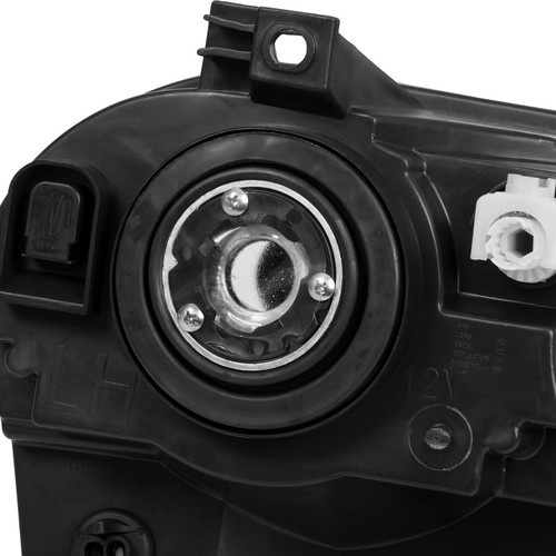 LH + RH Black Housing Headlights Front Lamps For 2005-2010 Chrysler 300 Halogen - Picture 11 of 14