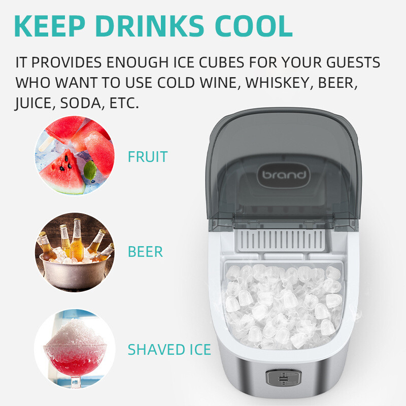 Portable Mini Ice Block Making Ball Home Ice Cube Maker Machine for ...