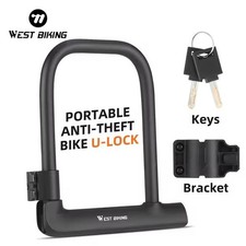 WEST BIKING Heavy Duty High Security U Lock for MTB & Road Bike