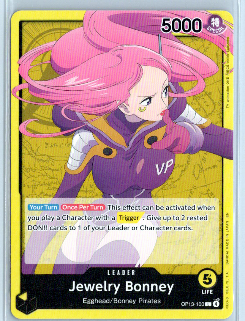 Jewelry Bonney L OP13-100 ONE PIECE Card Carrying on His Will - NM
