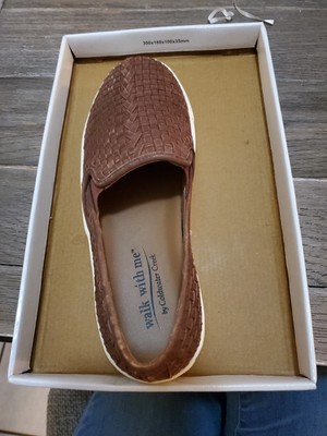 COLDWATER CREEK Walk With Me Brown Rio Suede Women's Comfort Sneakers Nwb size 9