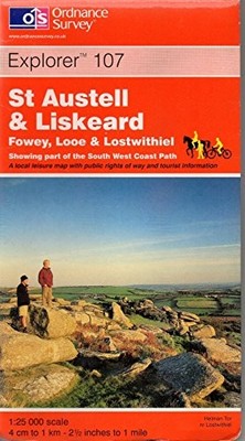 St.Austell and Liskeard: Fowey, Looe and Lostwithiel (Explorer Maps), Ordnance S