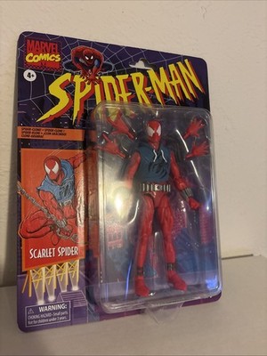 Marvel Legends Retro Spider-Man Comic Scarlet Spider 6” Action