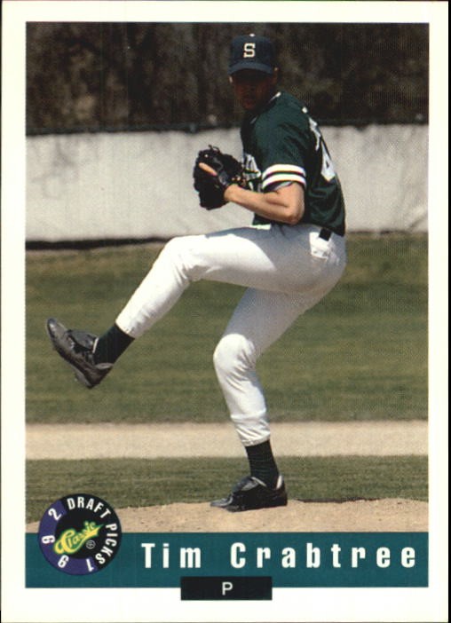 1992 Classic Draft Picks #45 Tim Crabtree - BB