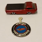 1967 VINTAGE MATTEL HOT WHEELS REDLINES DEORA RED With Badge