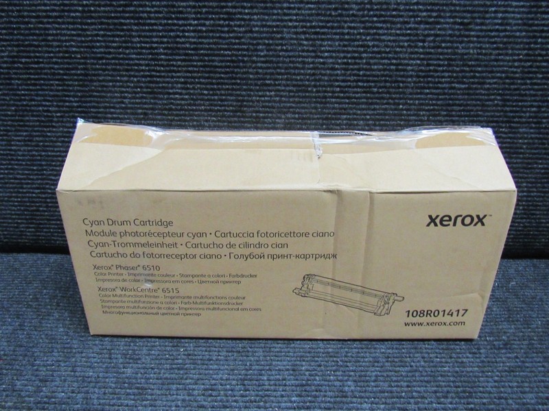 GENUINE XEROX 108R01417 (PHASER 6510) CYAN DRUM CARTRIDGE