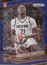 2025 Panini Prizm WNBA Makayla Timpson None; base-set card