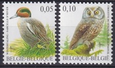 Belgium 2007 Fauna, Birds, Owls, Ducks, Buzin MNH**