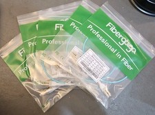 OM3 LC to LC Fiber Patch Cable Multi-Mode Duplex Fiber Optic Cable 0.5M - 5 Pack
