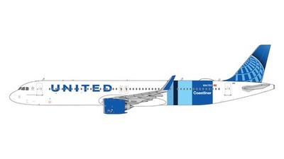 GeminiJets 1:400 United Airlines Airbus A321neo Coastliner GJUAL2423 PRE-ORDER